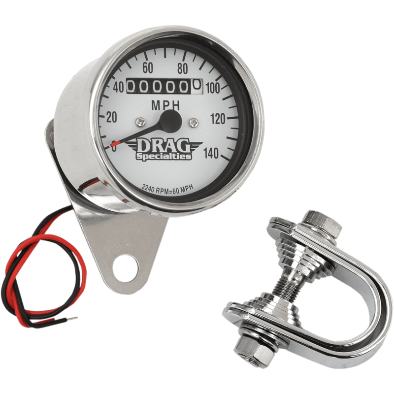 DRAG SPECIALTIES MINI MECH 140MPH SPEEDO 2240:60 - DRIVEN Canada's Powersports DS - 244136