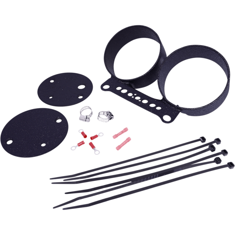 DRAG SPECIALTIES MOUNT GAGE WRNKL DOUBLE - DRIVEN Canada's Powersports T21 - 6924WB