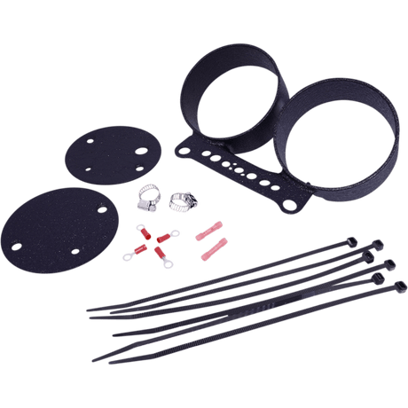 DRAG SPECIALTIES MOUNT GAGE WRNKL DOUBLE - DRIVEN Canada's Powersports T21 - 6924WB