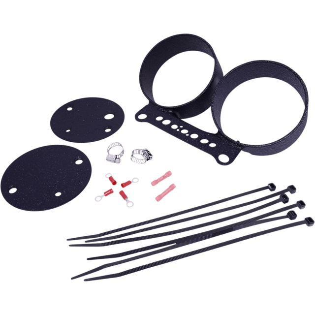 DRAG SPECIALTIES MOUNT GAGE WRNKL DOUBLE - DRIVEN Canada's Powersports T21 - 6924WB