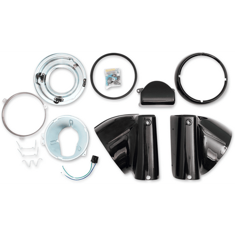 DRAG SPECIALTIES NACELLE HD.LT.GL/BLK 00 - 17 FLST (L20 - 0629GB) - DRIVEN Canada's Powersports L20 - 0629GB
