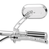 DRAG SPECIALTIES OVAL LEFT (EA) Mirror Front - Driven Powersports