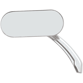 DRAG SPECIALTIES OVAL MIRROR LEFT RIGHT CHROME - DRIVEN Canada's Powersports 1901 - 0026