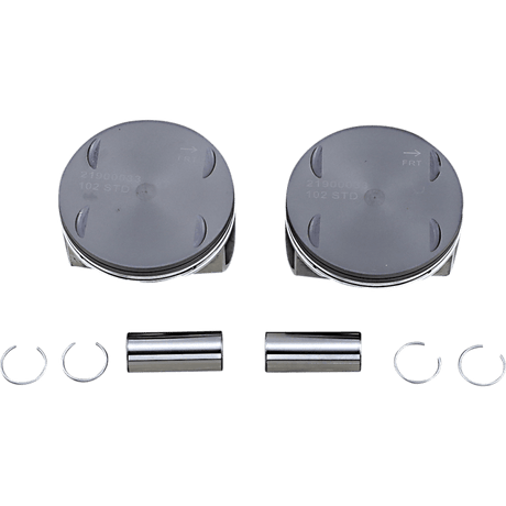 DRAG SPECIALTIES PISTONS 114" STD M8 (0911 - 0053) - DRIVEN Canada's Powersports 0911 - 0053