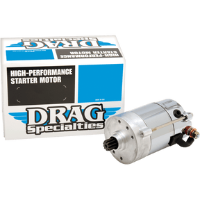 DRAG SPECIALTIES PRE 1989 1.4KW HITACHI CHROME STARTER (80 - 1006) - DRIVEN Canada's Powersports 80 - 1006