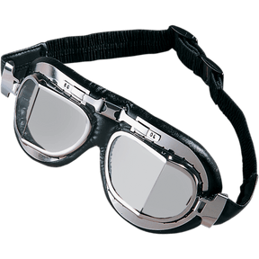 DRAG SPECIALTIES RED BARON GOGGLES W/S/S ACCENTS EA (DS - 110329) - DRIVEN Canada's Powersports DS - 110329