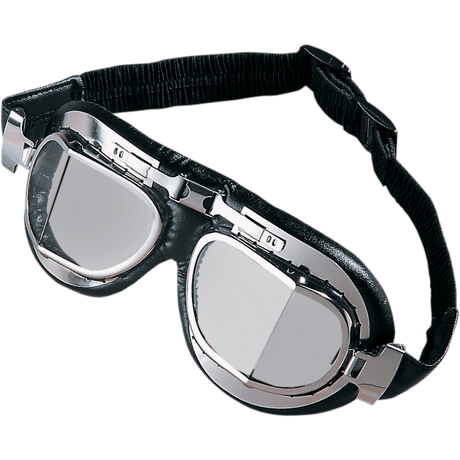 DRAG SPECIALTIES RED BARON GOGGLES W/S/S ACCENTS EA (DS - 110329) - DRIVEN Canada's Powersports DS - 110329