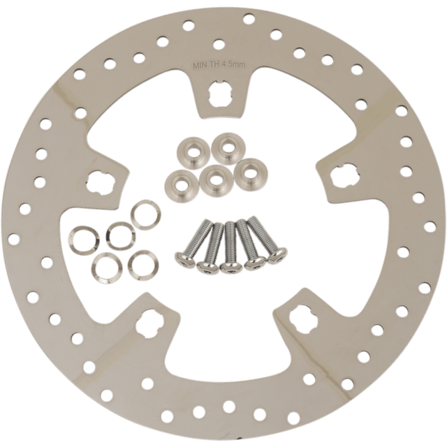 DRAG SPECIALTIES ROTOR F. 11.5"POL CUSTOM (B06 - 0206ASP) - DRIVEN Canada's Powersports B06 - 0206ASP