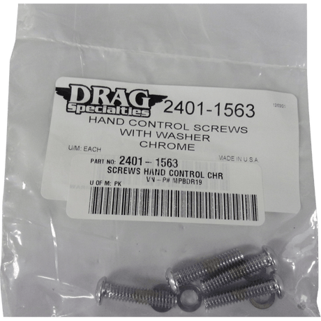 DRAG SPECIALTIES SCREWS HAND CONTROL - DRIVEN Canada's Powersports MPBDR19