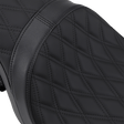 DRAG SPECIALTIES SEAT 2UP PRED DDBLK SOLR (0801 - 1270) - DRIVEN Canada's Powersports 0801 - 1270