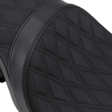 DRAG SPECIALTIES SEAT 2UP PRED DDBLK SOLR (0801 - 1270) - DRIVEN Canada's Powersports 0801 - 1270