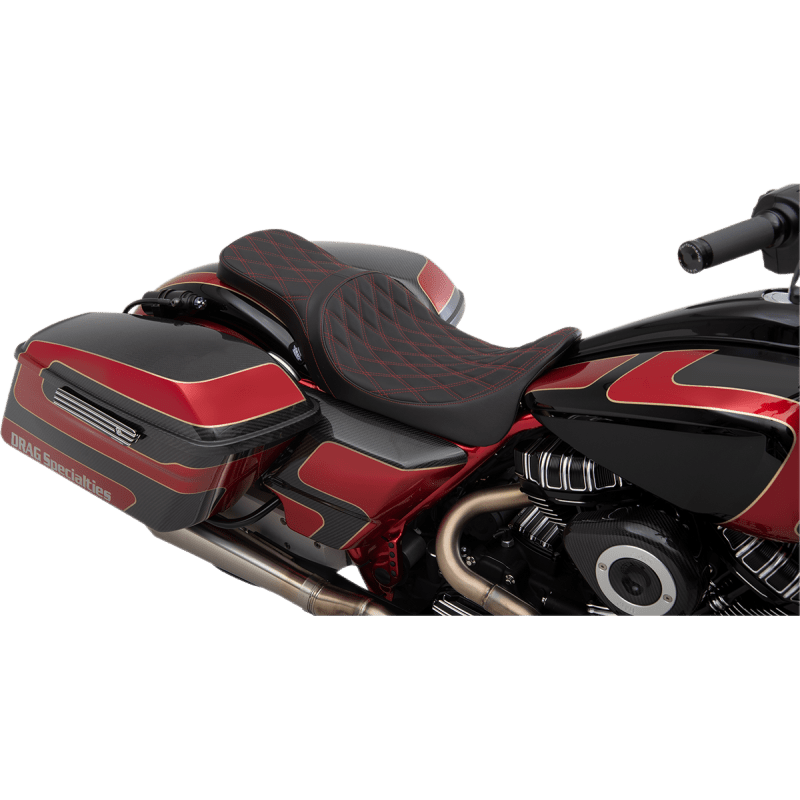 DRAG SPECIALTIES SEAT 2UP PRED DDRED SOLR (0801 - 1272) - DRIVEN Canada's Powersports 0801 - 1272