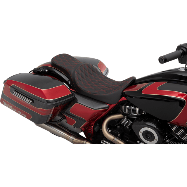DRAG SPECIALTIES SEAT 2UP PRED DDRED SOLR (0801 - 1272) - DRIVEN Canada's Powersports 0801 - 1272