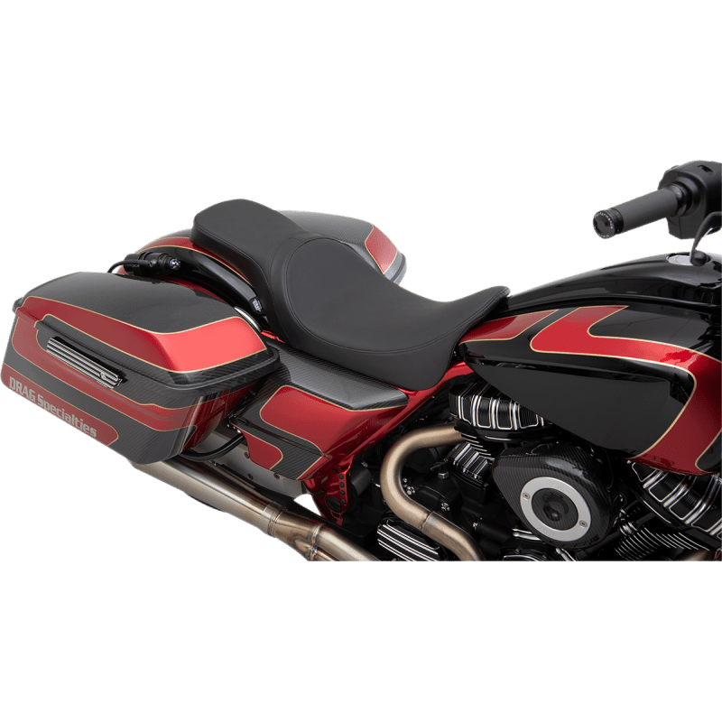 DRAG SPECIALTIES SEAT 2UP PRED SLR LTHR FL (0801 - 1269) - DRIVEN Canada's Powersports 0801 - 1269