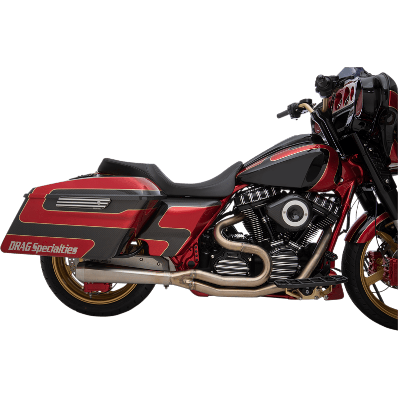 DRAG SPECIALTIES SEAT 2UP PRED VINYL FL (0801 - 1268) - DRIVEN Canada's Powersports 0801 - 1268