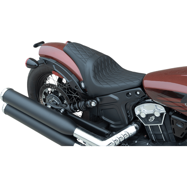 DRAG SPECIALTIES SEAT 3/4 SOLO DIABLK SCT (0810 - 2255) - DRIVEN Canada's Powersports 0810 - 2255
