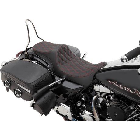 DRAG SPECIALTIES SEAT PRED III 2UP DDIARED (0801 - 1306) - DRIVEN Canada's Powersports 0801 - 1306