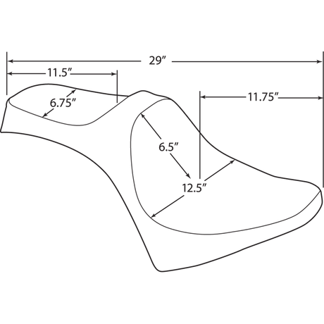 DRAG SPECIALTIES SEAT PRED III SMTH SCOUT (0810 - 2118) - DRIVEN Canada's Powersports 0810 - 2118