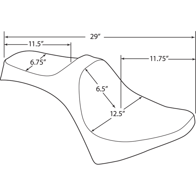 DRAG SPECIALTIES SEAT PRED III SMTH SCOUT (0810 - 2118) - DRIVEN Canada's Powersports 0810 - 2118