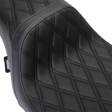 DRAG SPECIALTIES SEAT PREDATOR 1 - UP VINYL DOUBLE DIAMOND FLH 2008 - 2023 - DRIVEN Canada's Powersports 0801 - 1483