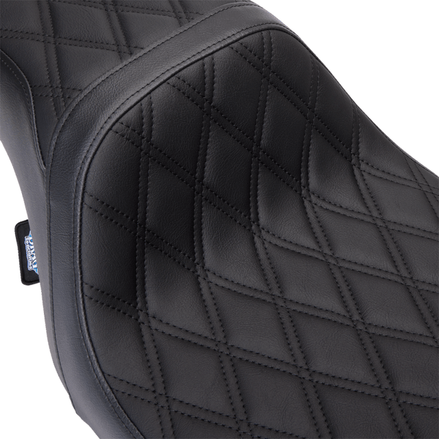 DRAG SPECIALTIES SEAT PREDATOR 1 - UP VINYL DOUBLE DIAMOND FLH 2008 - 2023 - DRIVEN Canada's Powersports 0801 - 1483