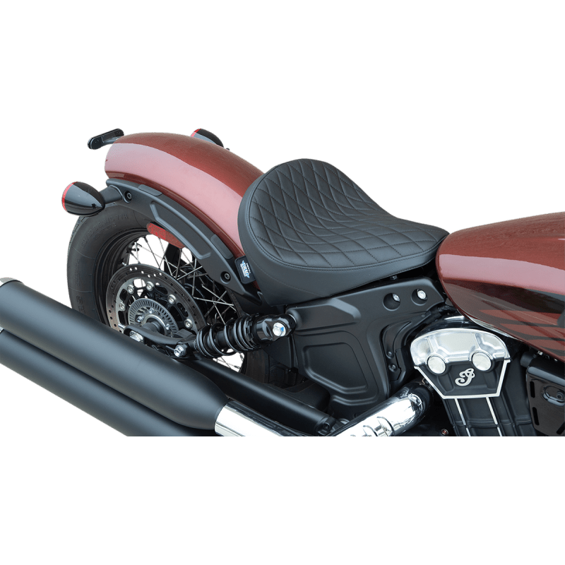 DRAG SPECIALTIES SEAT SOLO DIABLK VNYL SCT (0810 - 2257) - DRIVEN Canada's Powersports 0810 - 2257