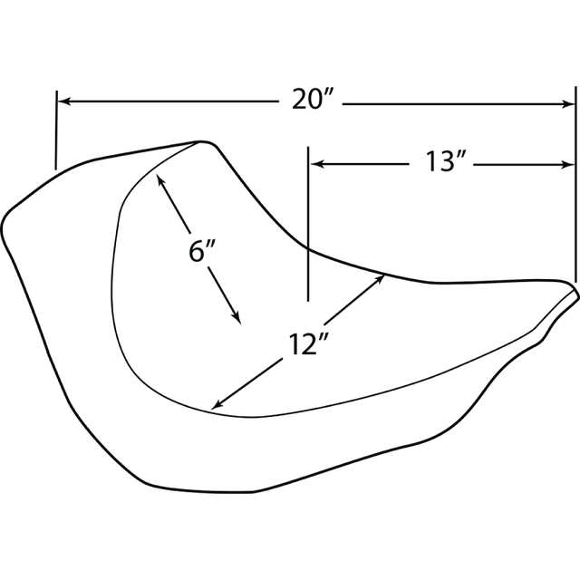 DRAG SPECIALTIES SEAT SOLO SMTH SOLTHR SOF (0802 - 1184) - DRIVEN Canada's Powersports 0802 - 1184