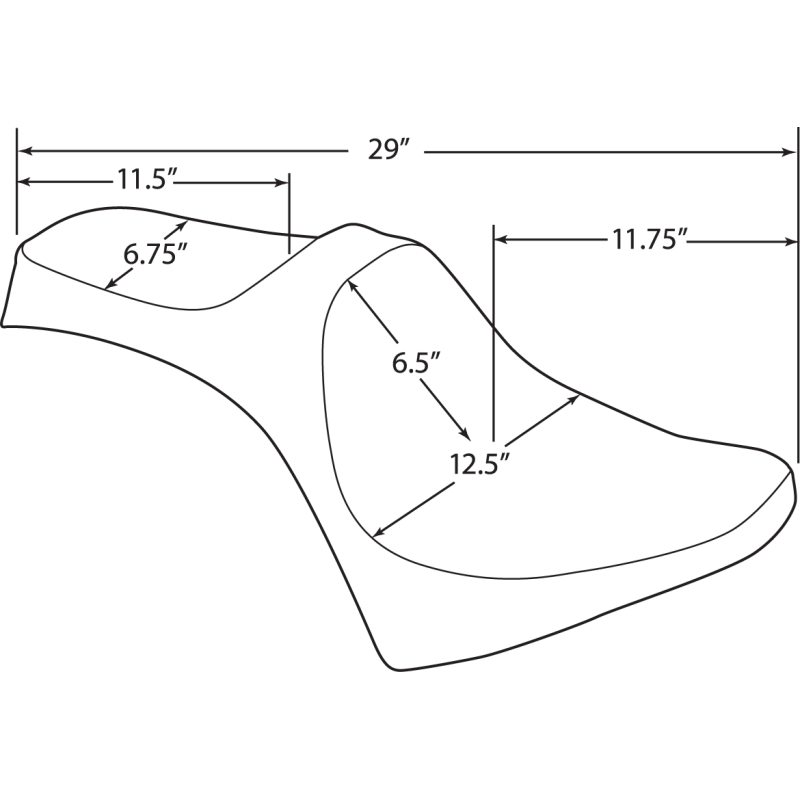 DRAG SPECIALTIES SEAT PRED III DDBLK SCOUT (0810 - 2119) - DRIVEN Canada's Powersports 0810 - 2119