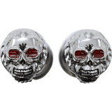 DRAG SPECIALTIES SKULL GRIPS W/EYES (PR) - DRIVEN Canada's Powersports DS - 243256