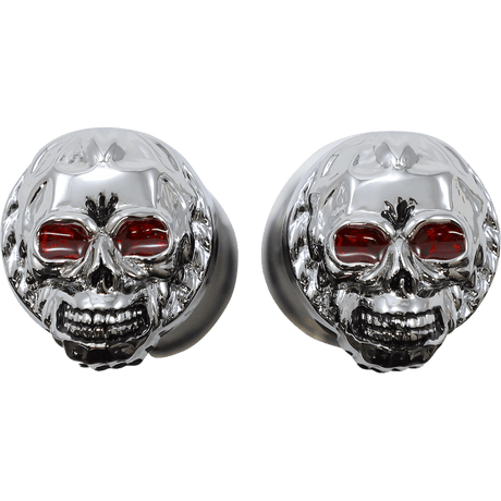 DRAG SPECIALTIES SKULL GRIPS W/EYES (PR) - DRIVEN Canada's Powersports DS - 243256