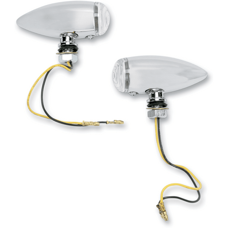 DRAG SPECIALTIES SMOOTH LED M/LIGHTS CLEAR/AMB (PR) (7805 - 2068) - DRIVEN Canada's Powersports 7805 - 2068