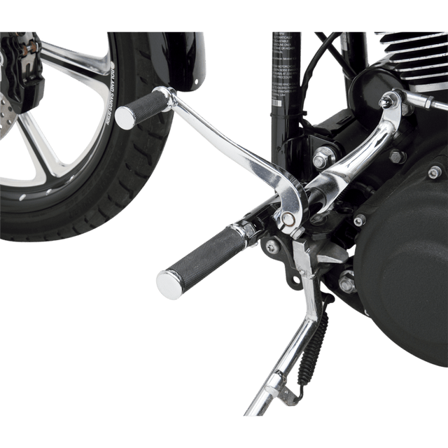 DRAG SPECIALTIES SOFT RUBBER FOOT PEGS W/CHROME (PR) (1620 - 0377) - DRIVEN Canada's Powersports 1620 - 0377
