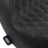 DRAG SPECIALTIES SOLO SEAT DOUBLE DIAMOND STITCHING FL/FX' 18'24 - DRIVEN Canada's Powersports 0802 - 1514