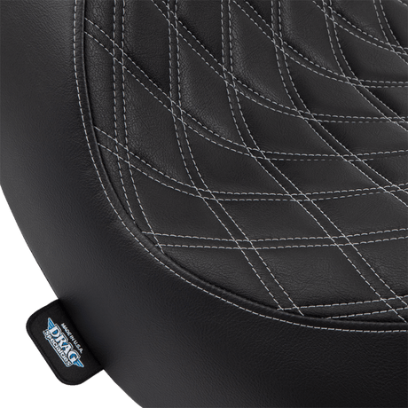 DRAG SPECIALTIES SOLO SEAT DOUBLE DIAMOND STITCHING FL/FX' 18'24 - DRIVEN Canada's Powersports 0802 - 1514