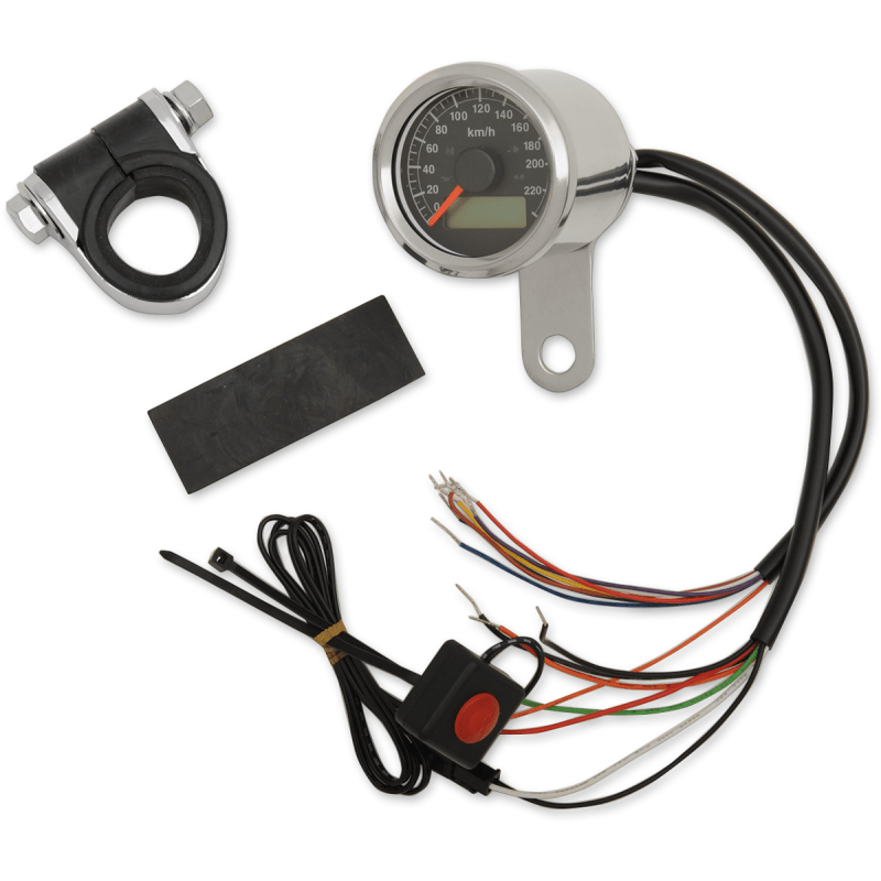 DRAG SPECIALTIES SPEEDO W/4LTS KPH - DRIVEN Canada's Powersports 77759K
