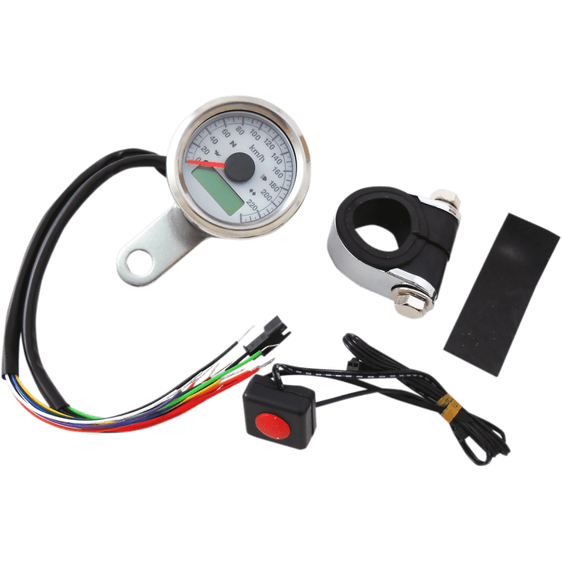 DRAG SPECIALTIES SPEEDO W/4LTS KPH - DRIVEN Canada's Powersports 77759WK