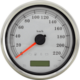 DRAG SPECIALTIES SPEEDOMETER SLVR KPH 5" (83105S) - DRIVEN Canada's Powersports 83105S