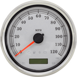 DRAG SPECIALTIES SPEEDOMETER SLVR MPH 5" (83104S) - DRIVEN Canada's Powersports 83104S