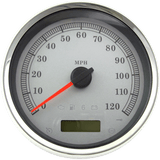 DRAG SPECIALTIES SPEEDOMETER SLVR MPH 5" (83104S) - DRIVEN Canada's Powersports 83104S