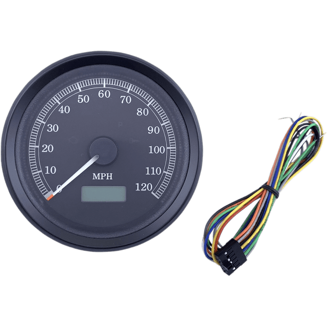 DRAG SPECIALTIES SPEEDOMETER UNIV 3.37"MPH (T21 - 69A3BBDSR) - DRIVEN Canada's Powersports T21 - 69A3BBDSR
