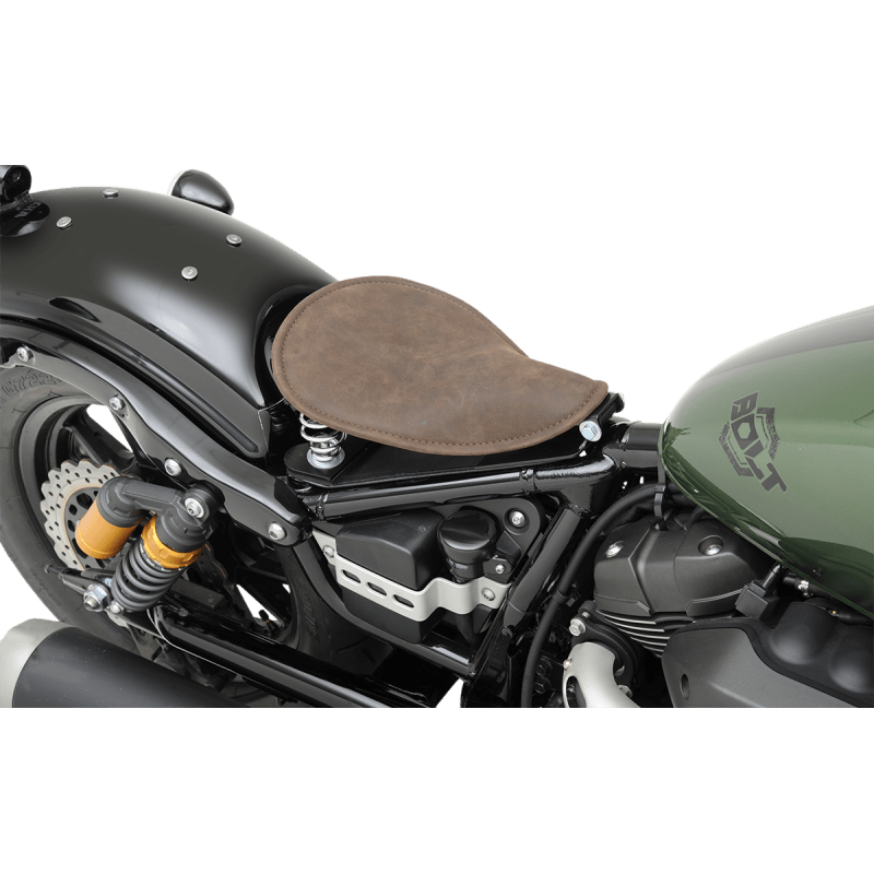DRAG SPECIALTIES SPR SOLO SEAT DISTRESS LEATHER - DRIVEN Canada's Powersports 0806 - 0039