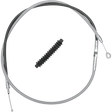 DRAG SPECIALTIES S/STEEL 66 - 11/16 FL HE CLUTCH CABLE (5322404HE) - DRIVEN Canada's Powersports 0652 - 14925322404HE