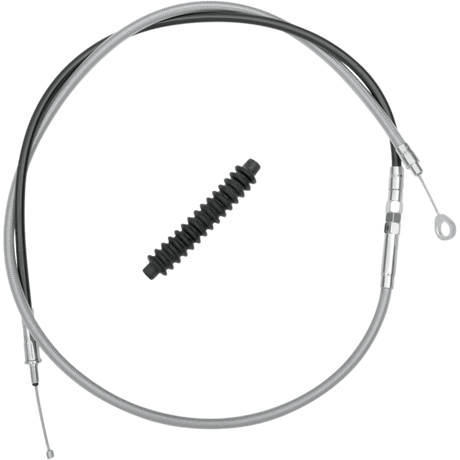 DRAG SPECIALTIES S/STEEL 66 - 11/16 FL HE CLUTCH CABLE (5322404HE) - DRIVEN Canada's Powersports 0652 - 14925322404HE
