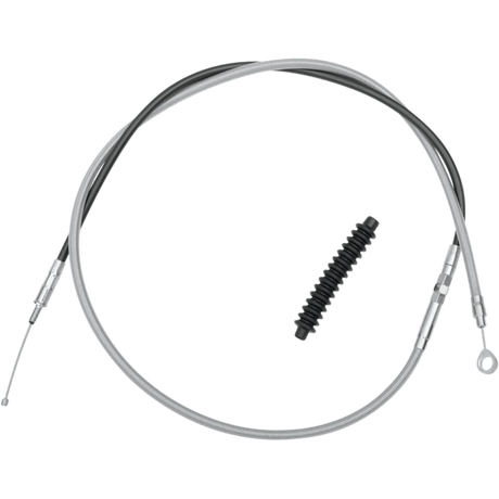 DRAG SPECIALTIES S/STEEL 70 - 11/16 FL HE CLUTCH CABLE (5322408HE) - DRIVEN Canada's Powersports 0652 - 14945322408HE