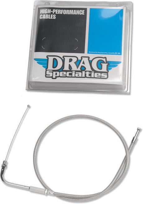 DRAG SPECIALTIES S/STEEL FXD THROTTLE CABLE (5330900B) - DRIVEN Canada's Powersports 0650 - 03155330900B