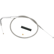 DRAG SPECIALTIES S/STEEL S/T THROTTLE CABLE (5332600B) - DRIVEN Canada's Powersports 0650 - 02865332600B