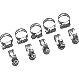 DRAG SPECIALTIES STAINLESS MINI-CLAMP 10PK DRAG Front - Driven Powersports