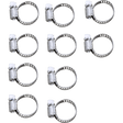 DRAG SPECIALTIES STAINLESS MINI - CLAMP 10PK DRAG (2152) - DRIVEN Canada's Powersports DS21522152