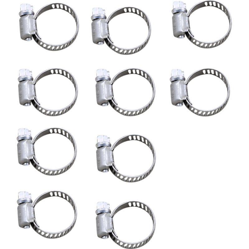 DRAG SPECIALTIES STAINLESS MINI - CLAMP 10PK DRAG (2152) - DRIVEN Canada's Powersports DS21522152