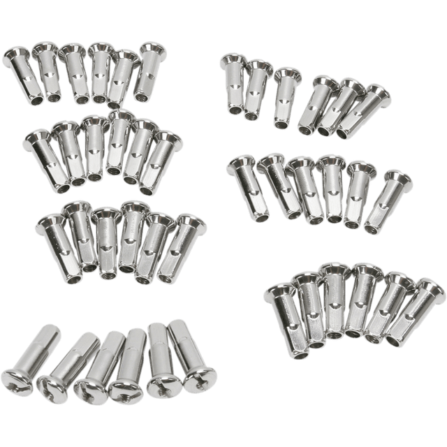 DRAG SPECIALTIES STANDARD S/STEEL SPOKE NIPPLES (40) (DS - 380113) - DRIVEN Canada's Powersports DS - 380113